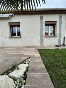 Maison façade arrière après rénovation